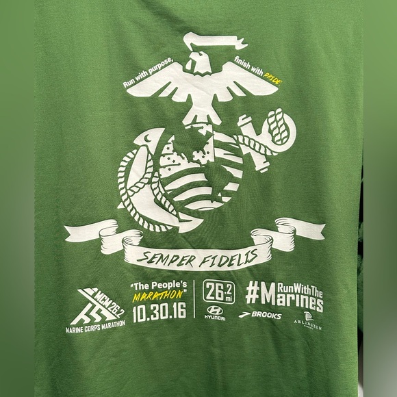 Marine Corps Marathon 2016 The People’s Marathon Long Sleeve Shirt Size: Various - Picture 4 of 8